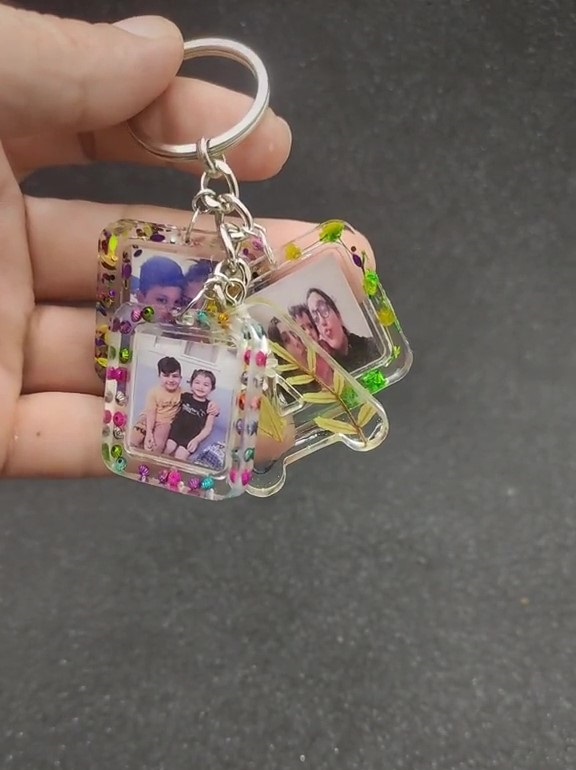 Epoksi Resimli Anahtarlık