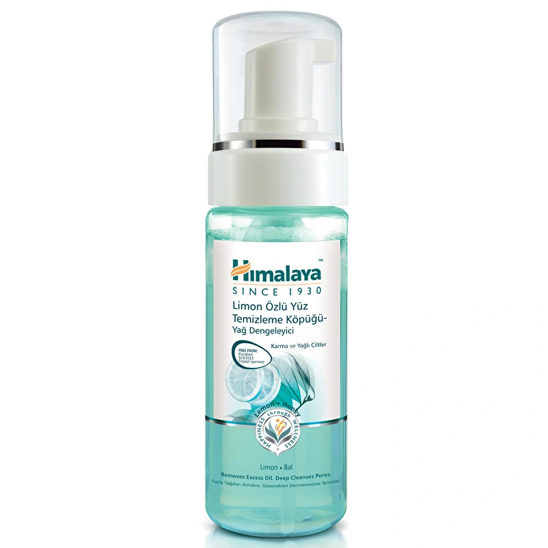 Himalaya Limon Özlü Yüz Temizleme Köpüğü Yağ Dengeleyici 150 ml