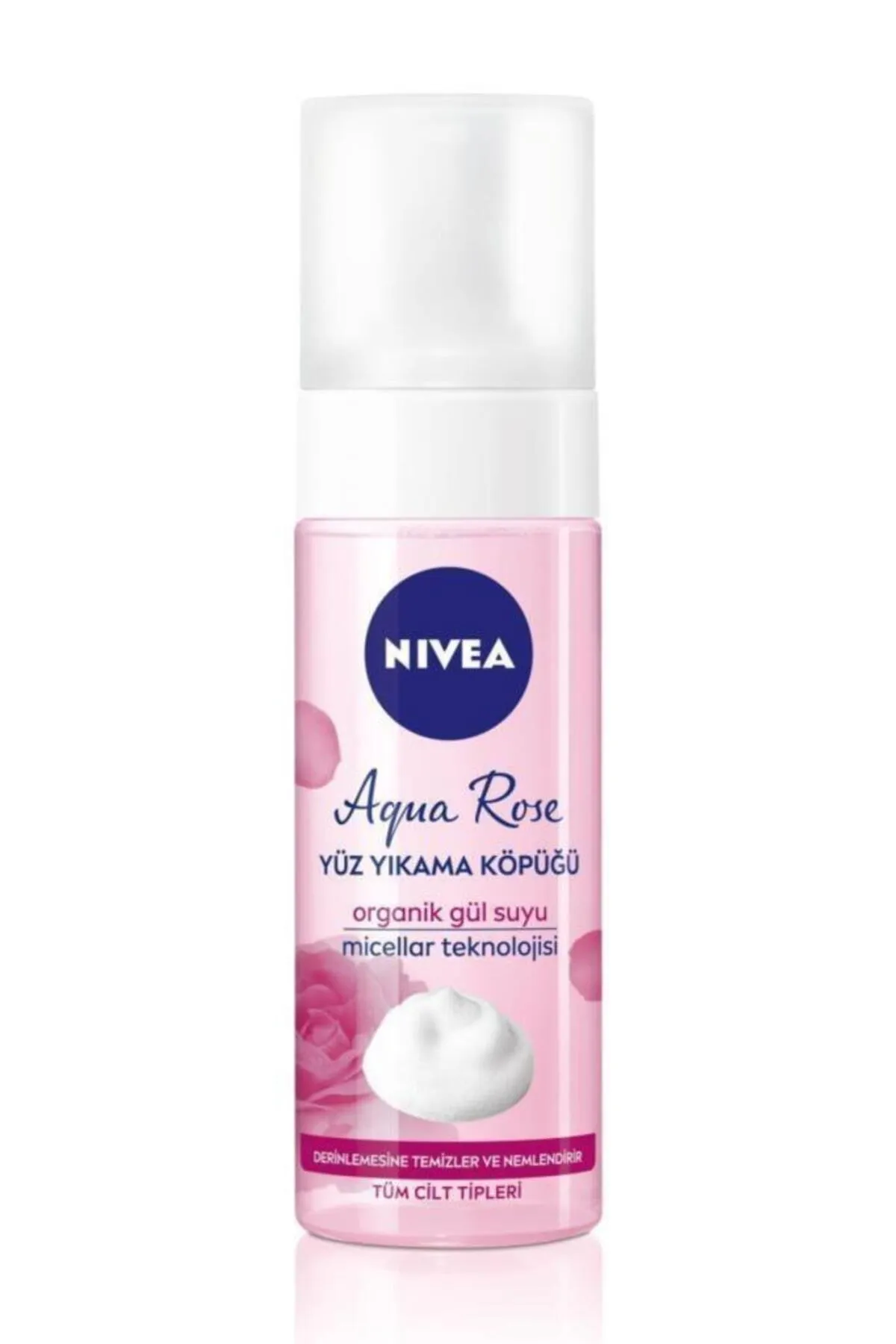 Nivea Aqua Rose Organik Gül Suyu İçeren Yüz Yıkama Köpüğü 150 ml